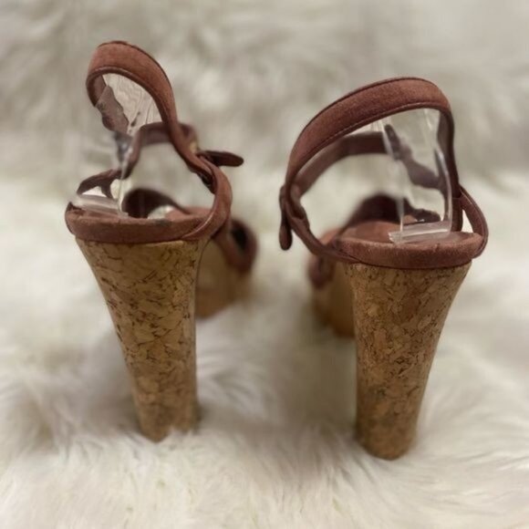 Gucci Danielle Platform Sandals Brick Red - Picture 5 of 13